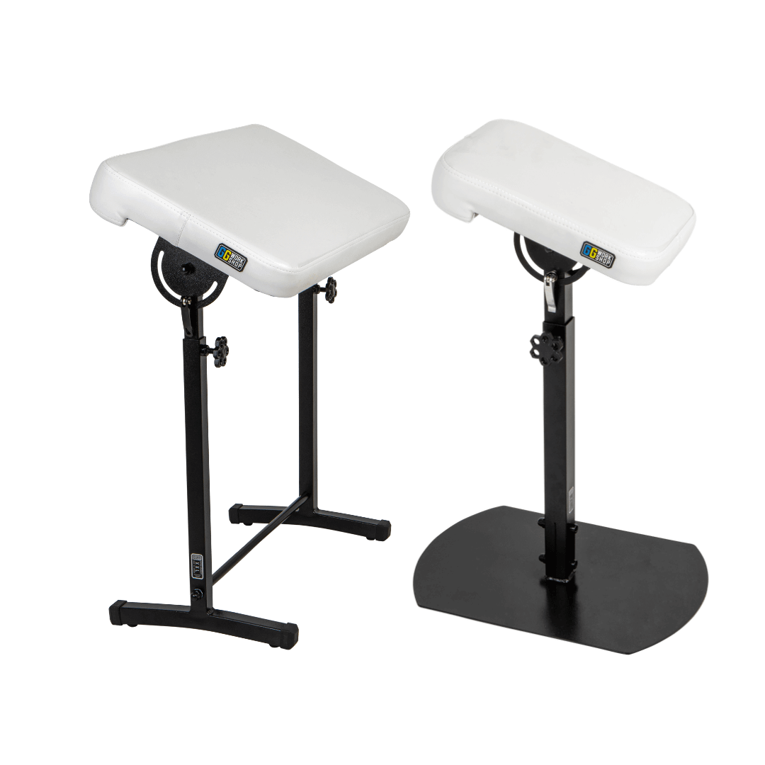 Adjustable vinyl tattoo armrest and tattoo arm rest set for clients, customized tattoo pillow pack for comfort.