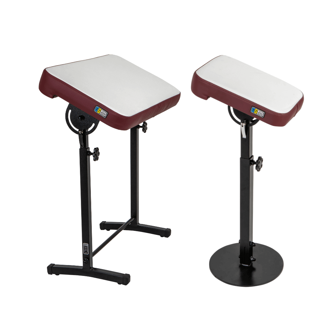 Adjustable vinyl tattoo armrests, tattoo armrests for clients, customizable tattoo pillow set