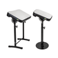 Adjustable tattoo armrests and vinyl tattoo pillow set for clients.