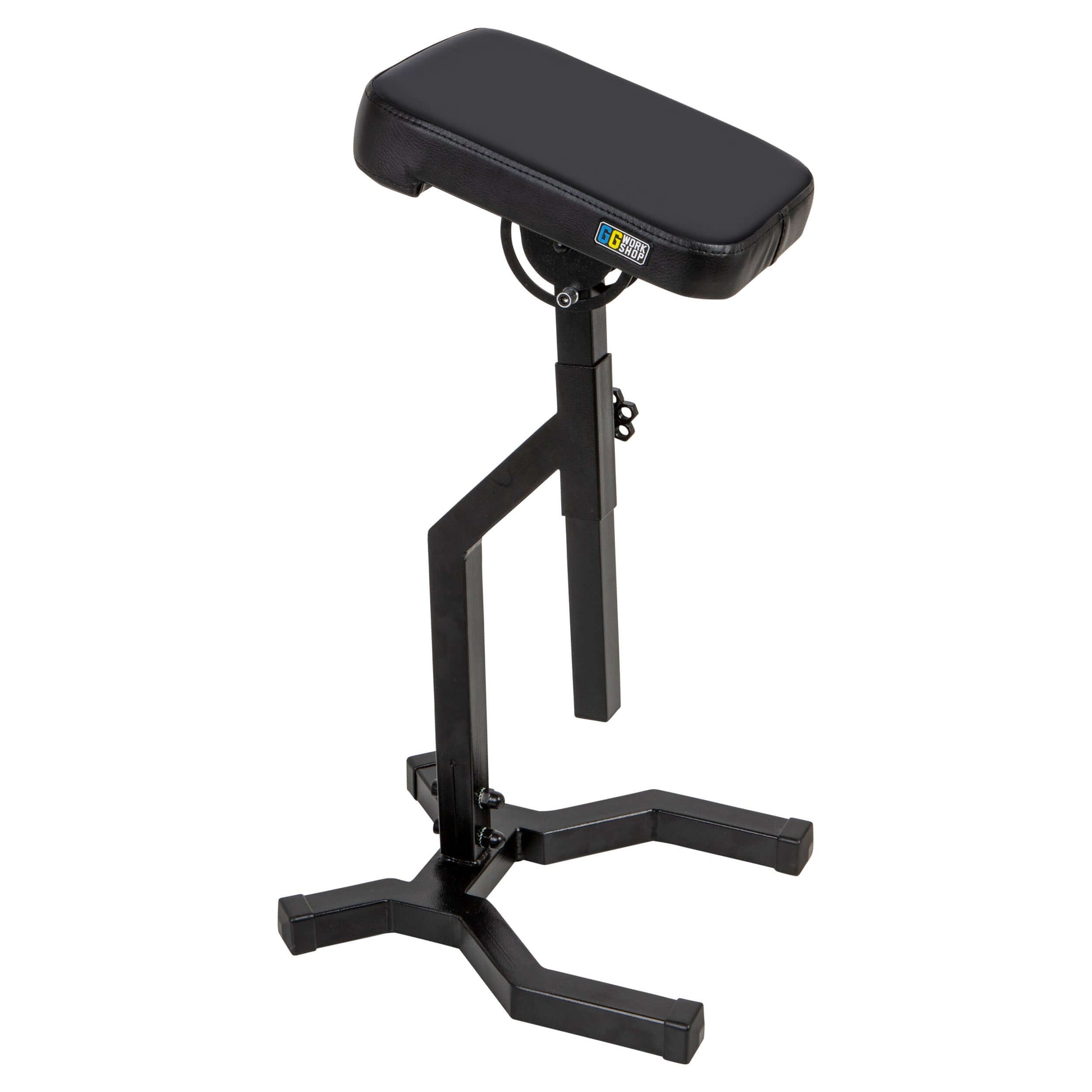 Adjustable tattoo armrest with vinyl tattoo pillow for clients, essential armrest for tattoo sessions, tattoo pillow set for comfort.